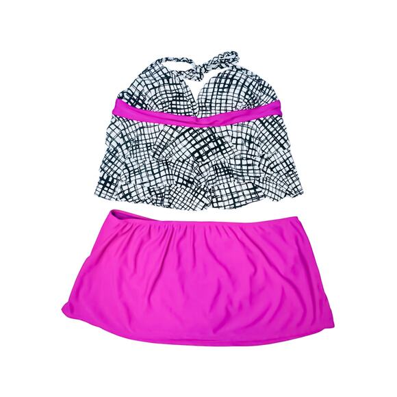 Catalina Plus Size Swimsuit Set XL (16-18) - Picture 1 of 6